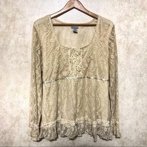 Fashion Bug | Lace Top | Size 26/28